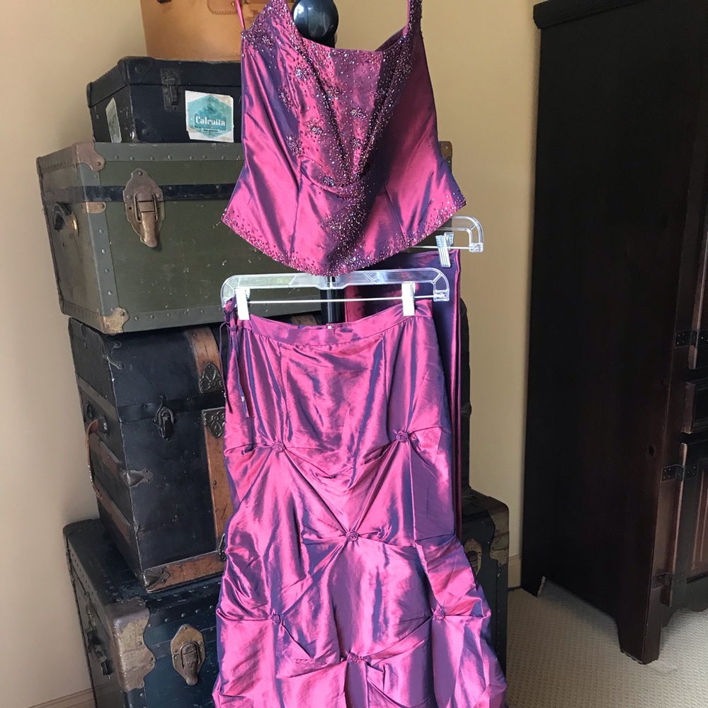Fuchsia elegant dress